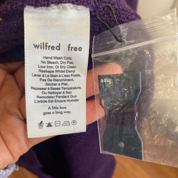 Wilfred Free Isabelli Sweater XS Purple - Picture 3 of 12